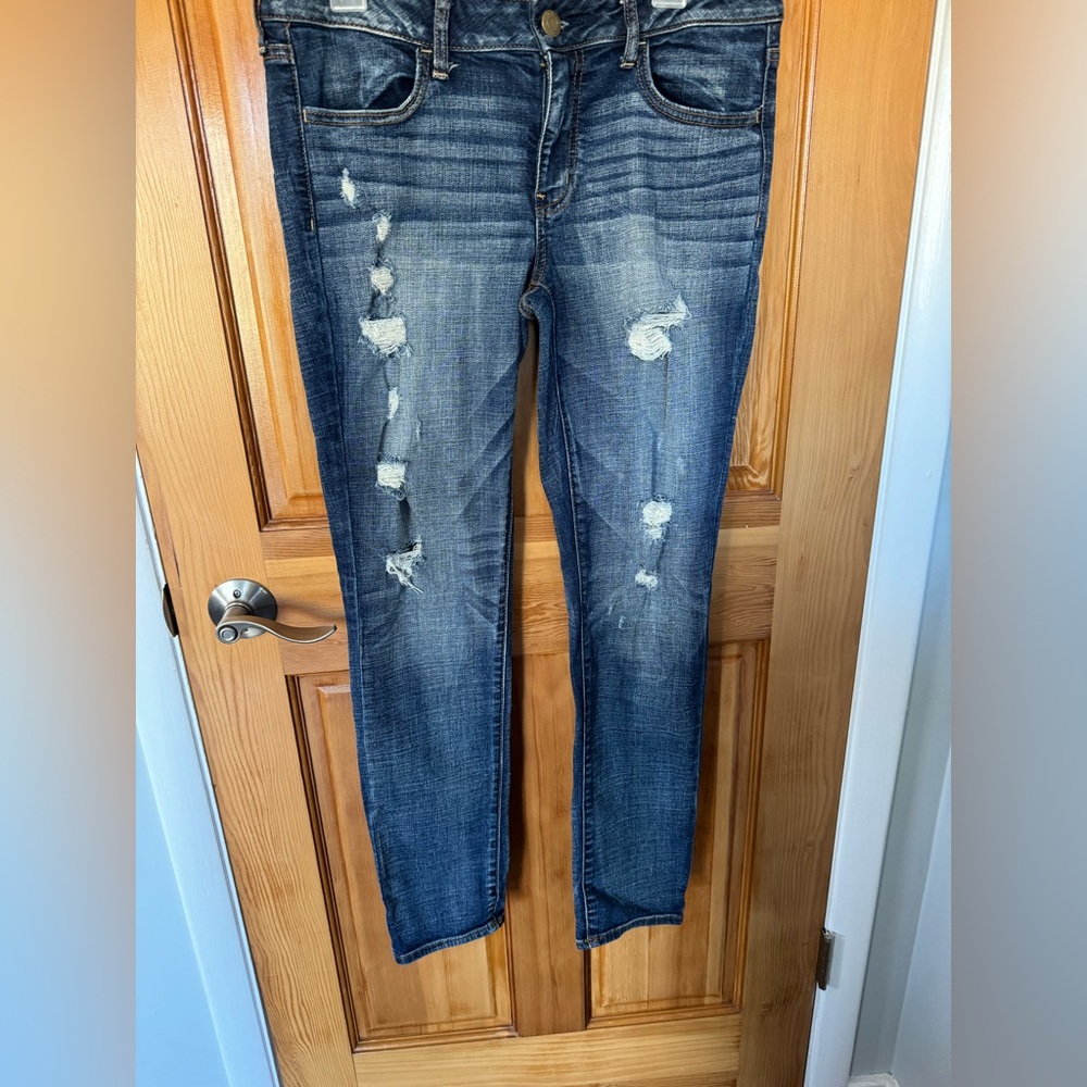 Like New American Eagle Ripped Jeggings